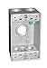 Preferred Industries MQ-B50-5 1-Gang Metal Box with Five 1/2-Inch Threaded Outlets