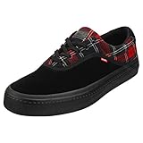  Globe Sprout, Scarpe da Skateboard Uomo, Nero (Black/Plaid 10097), 48 EU