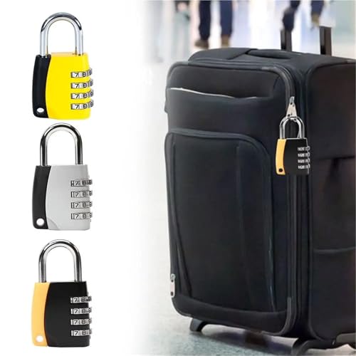 Cadenas à 4 chiffres pour fermeture éclair de sac
