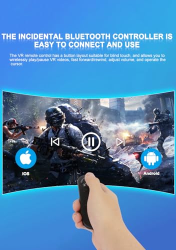 Laporio Vr Headset For Smartphones With Bluetooth Controller thumb #3