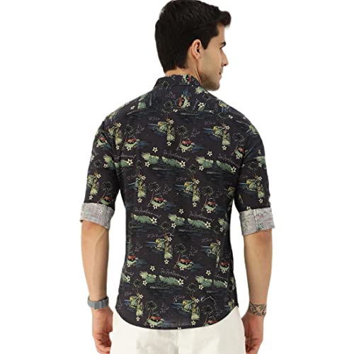 Image of Diverse Men's Slim Shirt (DCMCF155SC23L40-4757 Dark Purple 2XL)