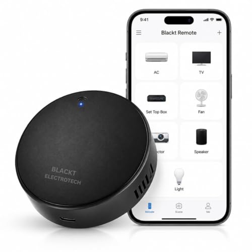 Blackt Electrotech BT16IRB Smart WiFi IR Blaster Universal Remote...