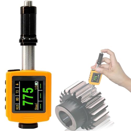 Probador De Dureza Leeb Lm330, Durómetro Tipo Pluma, Medidor De Dureza De Metales Con Pantalla a Color, Con Bloque De Prueba De Dispositivo De Impacto Tipo D Estándar, Para Hierro, Cobre, Acero Inox