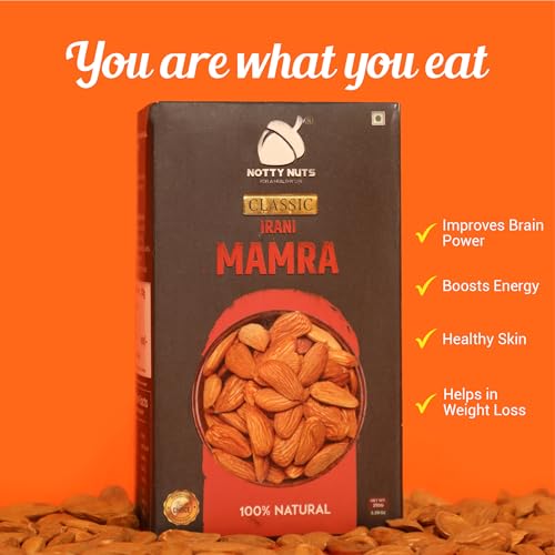Image of NOTTY NUTS Premium Raw Mamra Almonds 750GM Pure Rich in Protein| 100% Natural and Quality Badam Giri | Dry Fruits Real Nuts