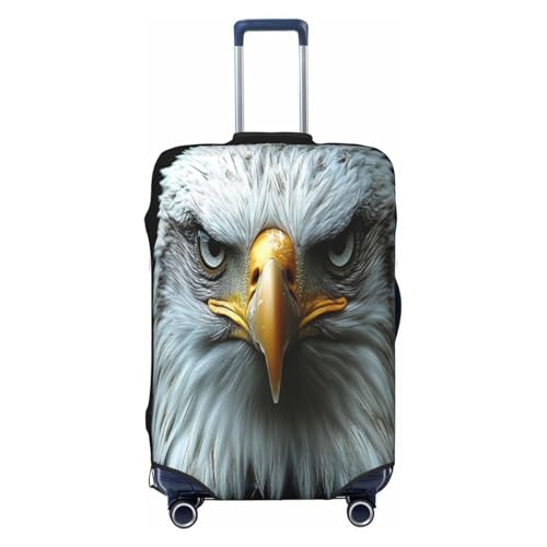 Fierce Eagle Durable Luggage Cover Suitcase Protector Anti-Scratch Luggage Cover Fits 18-32inch Luggage, Black, X-Large