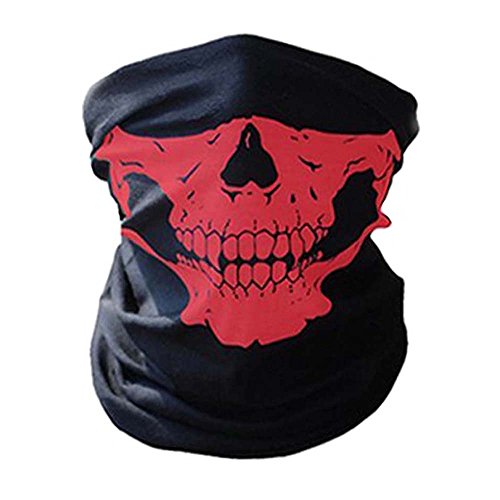 CBValleyol 3 Piece Multifunctional Motorcycle Face Mask,Breathable Seamless Tube Face Shield Ski Mask