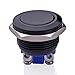 Ulincos Momentary Push Button Switch U19A1 1NO SPST Black Metal Shell Suitable for 19mm 3/4" Mounting Hole