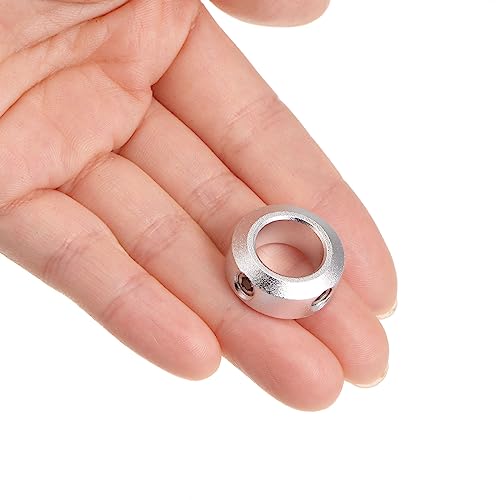 QUARKZMAN 4Stk Stellringe 12mm Bohrung 20mm AD 8mm Breite Wellensicherungsring Tiefenanschlagringe für Rad Schubkarre Axle Getriebe Montagen CNC Maschine Werkzeuge Industrie Eloxierung
