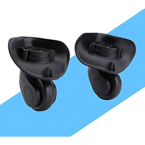 Mumusuki Black Luggage Roller, Durable Wheel, Bearing Wheels, for Travel Case Suitcase Cover