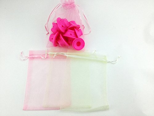 BeautyMood 20 PCS White Organza Gift Candy Bags for Party/Game/Wedding,Bath Soap Bag for Producing Rich Lather