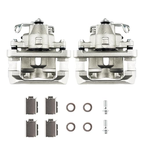 Image of KAX Disc Brake Caliper Assembly with Bracket Fit for 2004-2007 Freestar, 2004-2007 Monterey, 2pc Rear Left and Right