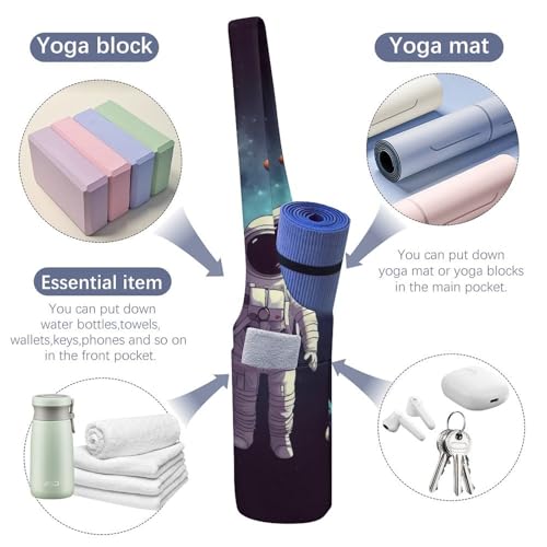 Sac de rangement tapis yoga étanche grand format en toile résistante