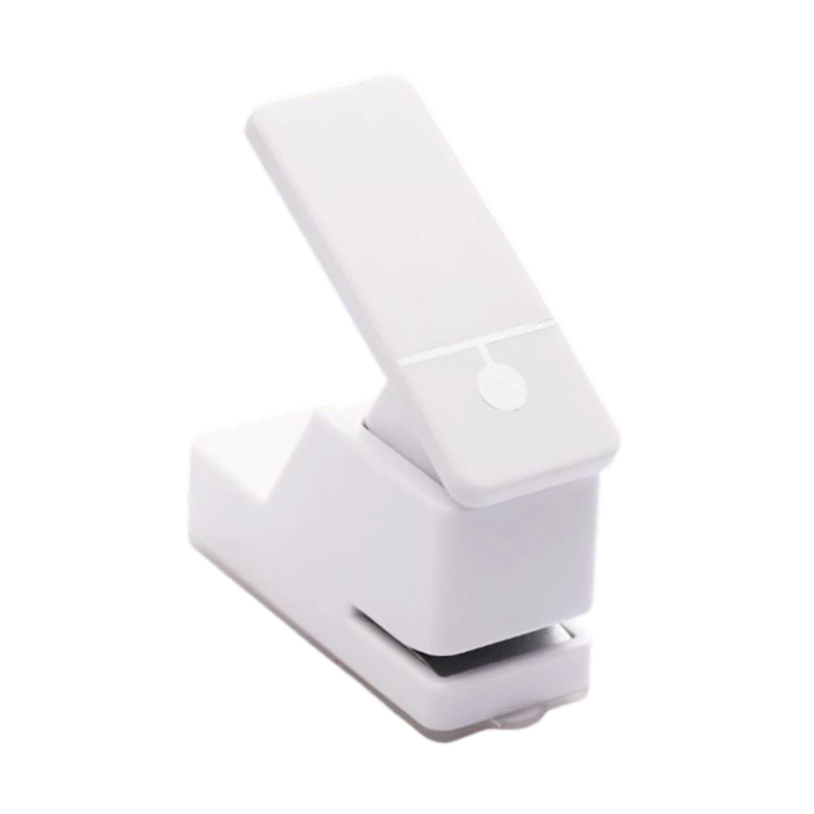 Amagogo Paper Hole Puncher Single Hole Punch School Supplies Paper Punching for Binders Crafts Art Project Card Making Disc Binding, White Round Hole