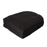 PartyKindom 20 Stück Kochmütze Arbeiten Männer Arbeitsmütze Küchenarbeitskappe Kochhut Lebensmittel Küchenchef Küchenkappe Restaurantzubehör Restauranthut Kochkappe Küchenkoch Papier Schwarz