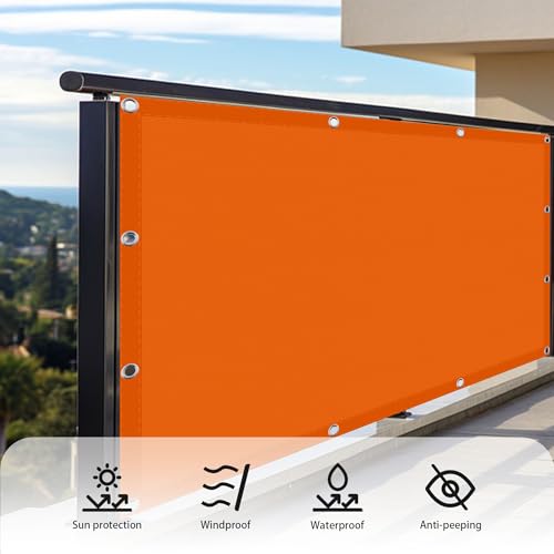 Voile d'ombrage de haute qualité respirant résistant à l'eau orange - 4