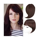 Flequillo Flequillo sintético con clip en la parte frontal, extensiones de cabello flequillo falso, rubio Peinado(2I33)