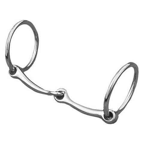 Weaver Leather All Purpose Ring Snaffle Bit, black Cover