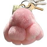 Décoration polyvalente quotidienne: Ce porte-clés lapin peluche sert de décoration pratique pour de multiples occasions, reflétant votre goût et complétant vos essentiels. Il embellit sacs à dos, porte-clés ou rétroviseurs de voiture, esthétique et fonctionnalité lors de sorties ou d'événements.