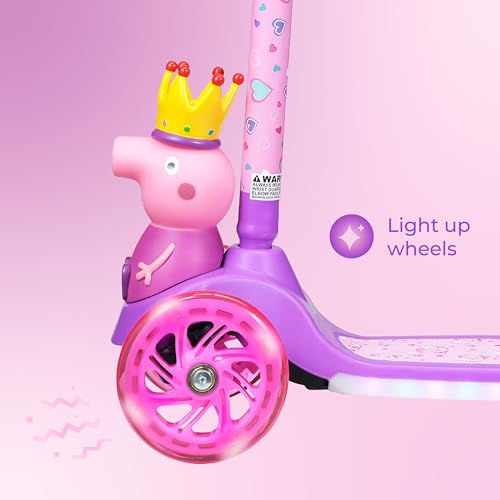 Image of Kick Scooter for Kids, 3 Wheel Self Balancing, Light Up LED Wheels