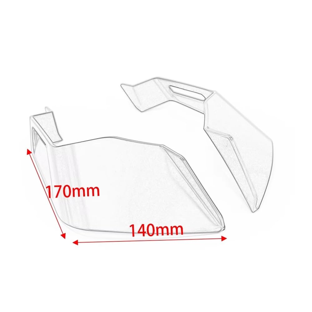 Ala Spoiler Aerodinamica Universale per Moto(Bright Black)