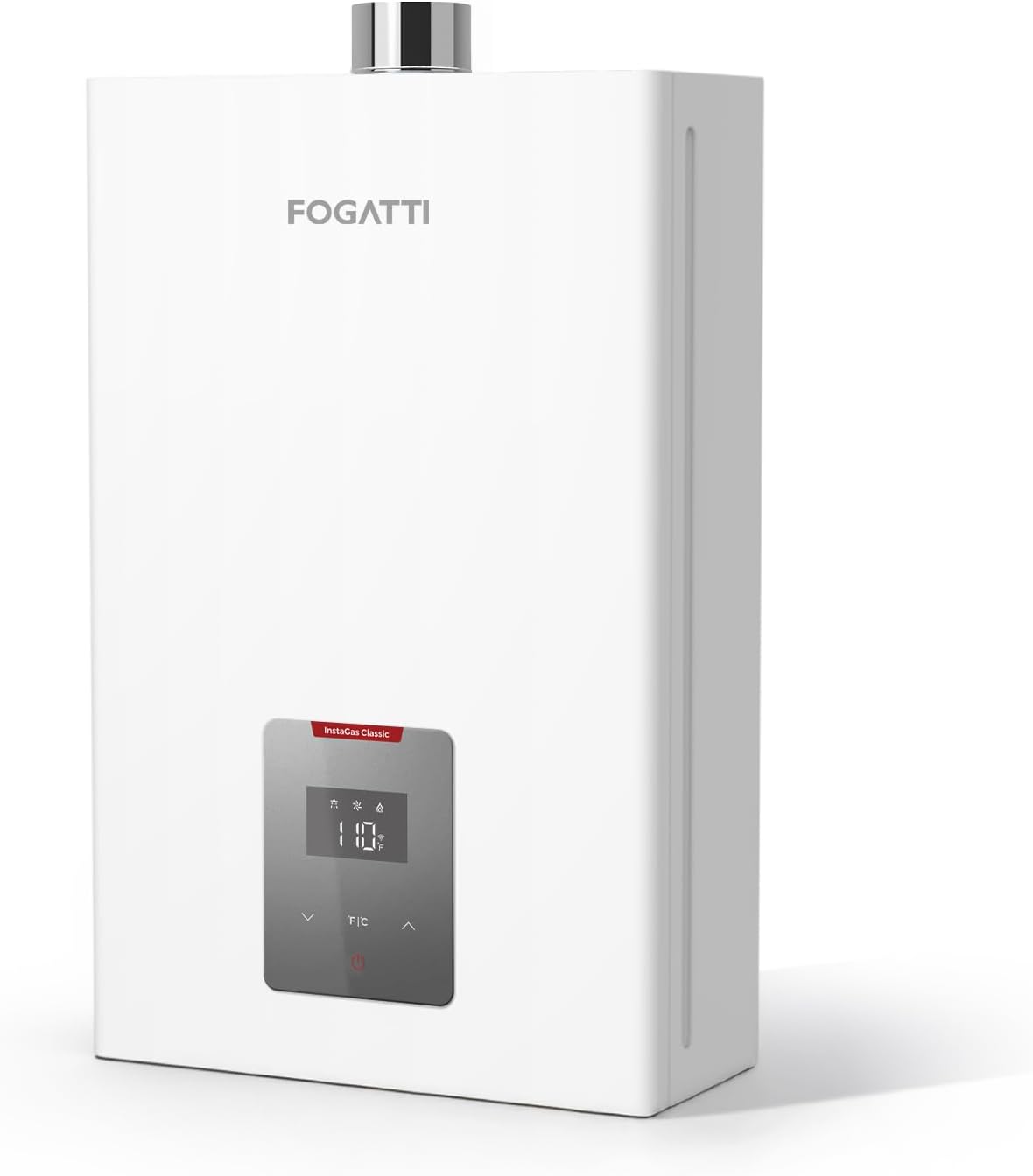 FOGATTI Tankless Water Heater Propane, Indoor Installation Up to 4.0 GPM, 90,000 BTU Instant Hot On demand Water Heater for Homes, Apartments and Commercial Settings, InstaGas Classic 90 Series