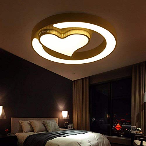 Plafonnier LED moderne 50cm circulaire pour harmoniser l'éclairage de la chambre