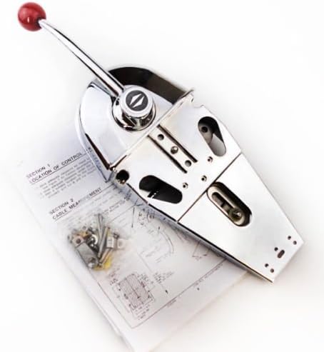 new Universal Top Mount Marine Boat Single Lever Handle Engine Control Box Original