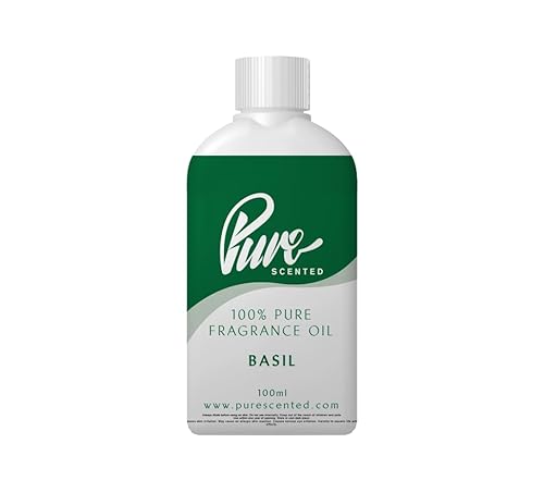 Basil Fragrance Oil - 100ml Suitable for Candles, Soaps, Slime, diffusers, Cosmetics, Wax Melts