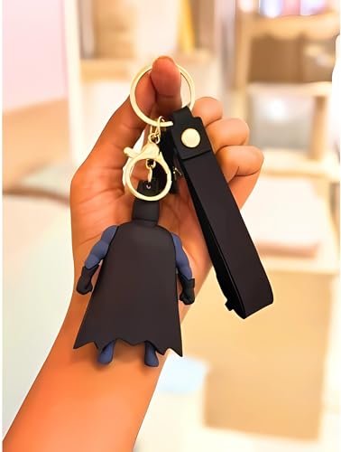 Image of Cute 3D Keychain | Keyring & Quirky Bag Charm | Hard Silicone, Unbreakable | Travel Essential | Kids Friendly | Strap & Bag Hook
