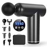 【2025最新進化・効率300％向上】筋膜リリースガン ハンディガン 筋膜リリース 筋膜ガン 12ｍｍまで深層振幅 筋膜深層届け 99段階超強力振動 小型軽量筋膜ガン 超軽量 Type-C急速充電 静音 携帯便利 長時間使用 きんまくリリース電動ガン 全身リフレッシュ道具 led画面 8つアタッチメント＆収納袋&日本語取扱説明書付き 誕生日プレゼント父の日 母の日 クリスマス 新年ギフト (黒)