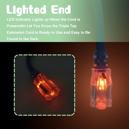 Ep 3 Ft Extension Cord With Lighted End thumb #2