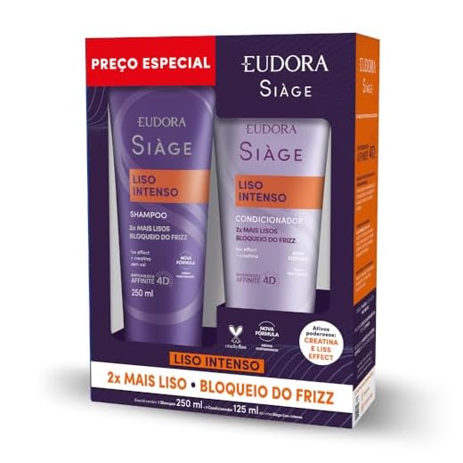 EUDORA SIÀGE PROMOPACK SHAMP/COND LISO INTENSO