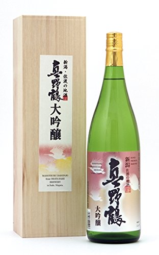Amazon.co.jp: 真野鶴(まのつる) 大吟醸 1800ml : 食品・飲料・お酒