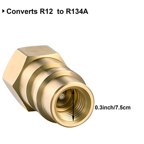 Bullet Piercing Valve Kit With Dust Cap Converts R12 To R134A Fit 7/16 Inch Low Side Port Bpv-31 Bullet Piercing Tap Valve Compatible With Ap4502525, Bpv31D, Gpv14, Gpv31, Gpv38, Gpv56, Mpv31 #TOP3