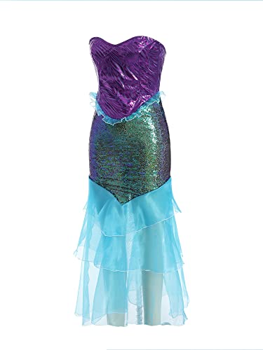 mermaid prom dress with feathers LaDivine - CC2308