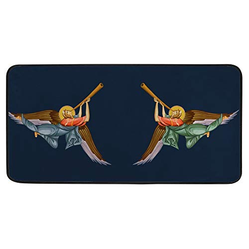 Tapis de cuisine 99x50 cm antidérapant et lavable en machine de couleur moderne