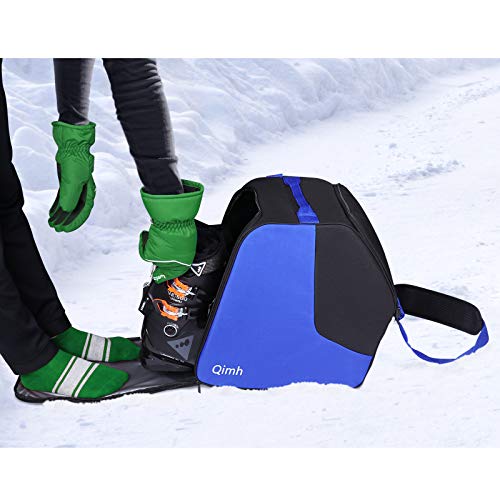 image for QiMH Ski Boot Bag - Snowboard Boot Bag Premium Snow Gear Travel Should