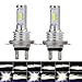 Edearkar H7 LED Headlight Bulb (4-Pack) H7 80W 3570 2SMD 6000K High Bright Decoding Light Car LED Fog Light Motorcycle Light for Car Motorcycle