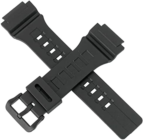 Replacement PU Rubber Black Resin Watch Band Strap Fits MCW-200H / MCW-200H-1AV MCW-200H-2AV / MCW-200H-9AV / MCW200H / MCW 200H And Many More image 5