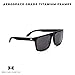 William Painter - The Level Titanium Polarized Sunglasses (Black/Black)