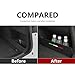 Car Rear Trunk Organizer Side Divider Board Sticker fits for Alfa Romeo Stelvio 2017 2018 2019 2020 2021 2022 2023 2024 2025 2026 Interior Accessories - for Stelvio ONLY