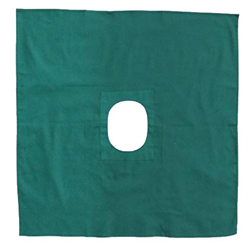 shamjina Toalha de algodão com dupla pálpebra cirúrgica orifício bucal salão de beleza - 70 x 70 cm
