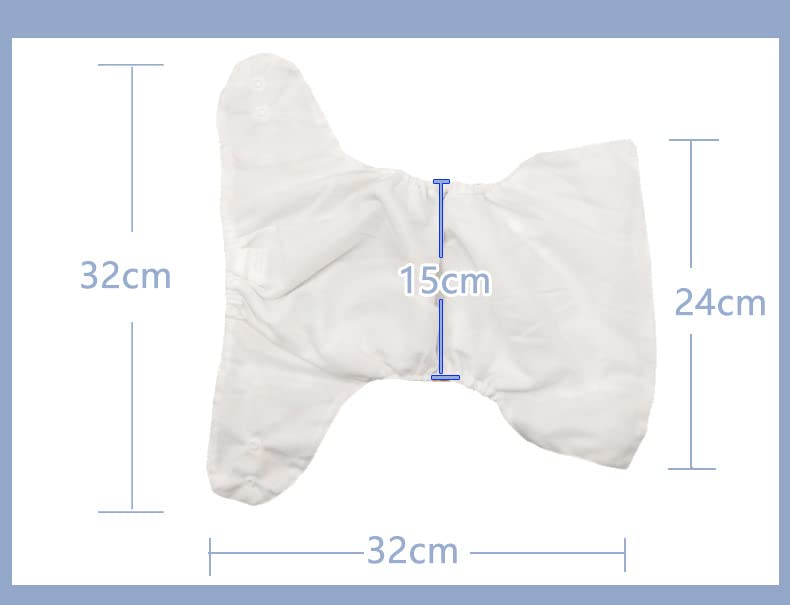 Image of Presents New born baby Reusable Washable Adjustable Pocket Cloth Diapers with Adjustable Size (2)