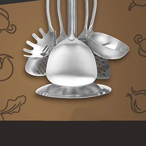 5 PCS Stainless Steel Cookware Set Kitchen Shovel Fish Soup Spoon Pasta Server Strainer Cooking Tools Utensils Kitchenware