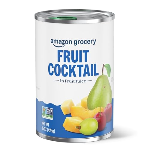Amazon Grocery, Fruit Cocktail in Fruit Juice, 15...
