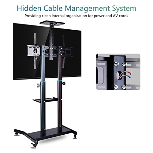 Soporte móvil de piso para TV ajustable EliteBloom miniatura 4