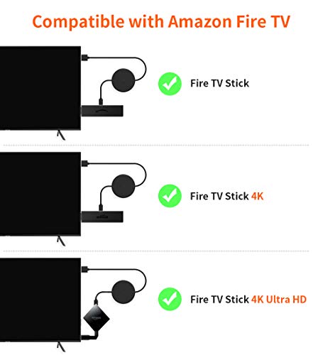 USB Power Cable for Fire Stick Accessories, Micro USB Power Adapter for Fire Stick, Fire Stick 4K, Fire Stick 4K Ultra HD (No AC Adapter Required)
