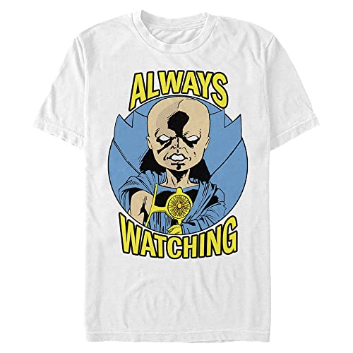 T-shirt Marvel Eternal Watcher blanc pour homme grande taille 3XL à manches courtes