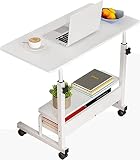 Desk Movable Table Portable Computer Desk Adjustable Home Office Bedside Desk Living Room Sofa Desk
