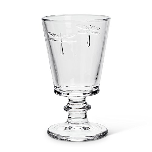 Abbott Collection 1227-DRAGON/GOB Dragonfly Goblet, 6 inches Tall